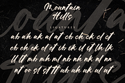 Mountain Hills - Brush Script Font, a Script Font by Fikryal Studio (Thumbnail 10 of 11)