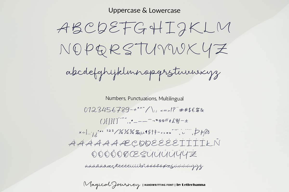 Magical Journey Handwritten Font, a Handwritten Font by Letterhanna Studio (Photo 9 of 12)