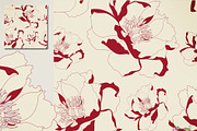 28 EPS/JPG flowers background., a Pattern Graphic by Theraphosath (Thumbnail 5 of 15)