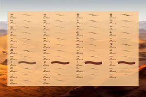 Desert Brush Set