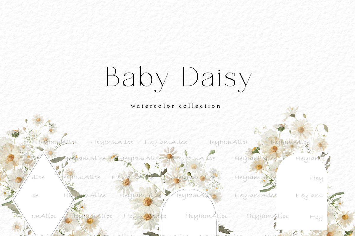 Baby Daisy Flower, a Decorative Illustration by heyiamalice (Photo 5 of 12)