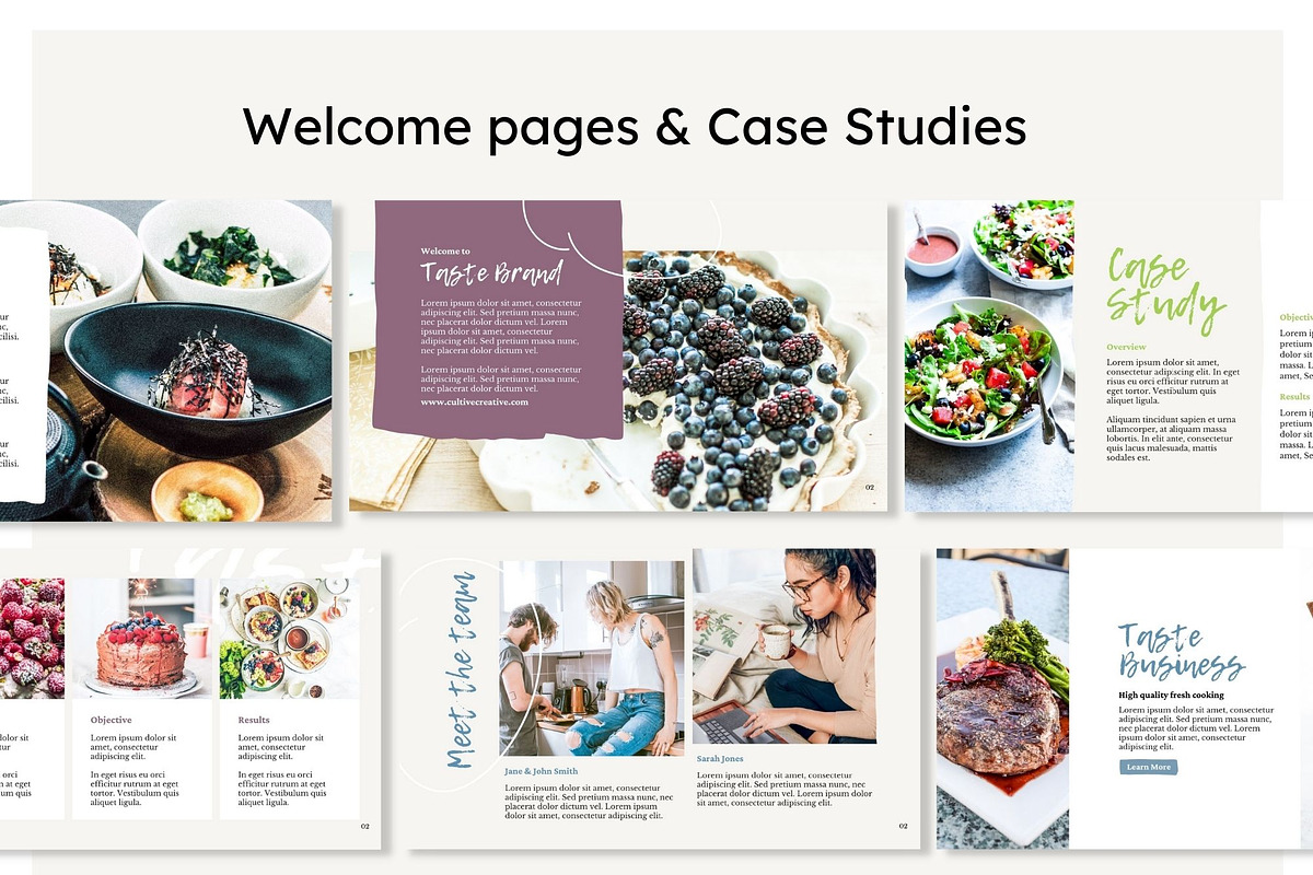 Food Webinar, Course, Presentation, a Presentation Template by Cultive Creative (Photo 7 of 11)
