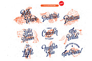 The Crawley (6 font with extras), a Script Font by Angin Studio (Thumbnail 11 of 12)