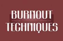 Burnout Techniques Elegant Condensed