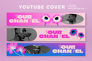 Neon Pink Gradient YouTube Cover, a Social Media Template by graphicook (Thumbnail 3 of 3)