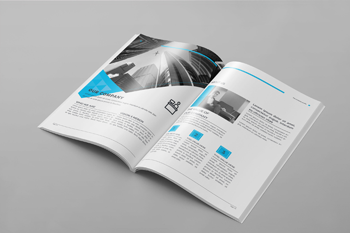 The Company Profile, a Brochure Template by obidullah_01 (Photo 4 of 12)
