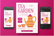 Tea Party Flyer Set, a Flyer Template by Annora Studio (Thumbnail 4 of 6)