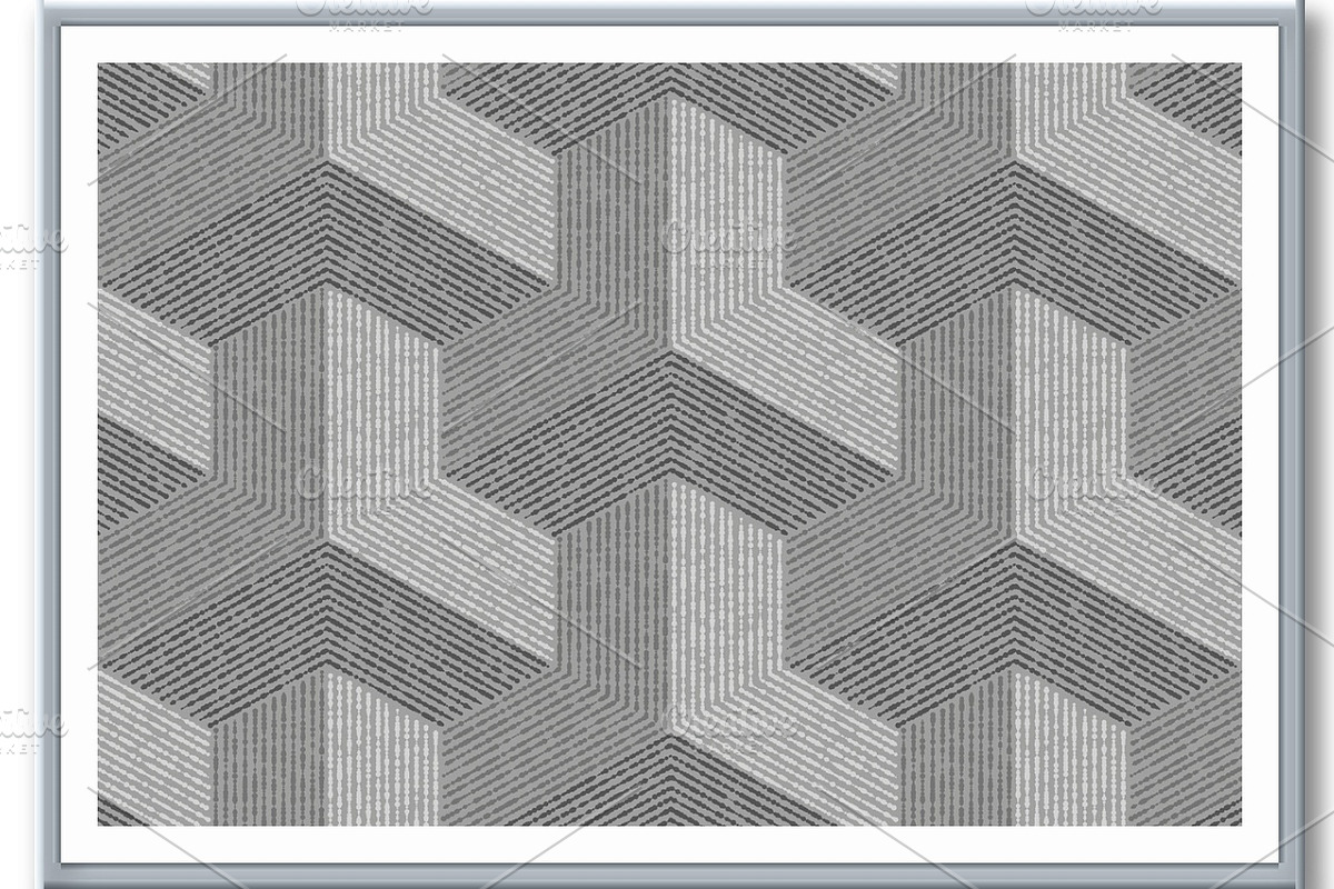Geometric seamless pattern, a Pattern Graphic by RODINA (Photo 3 of 3)