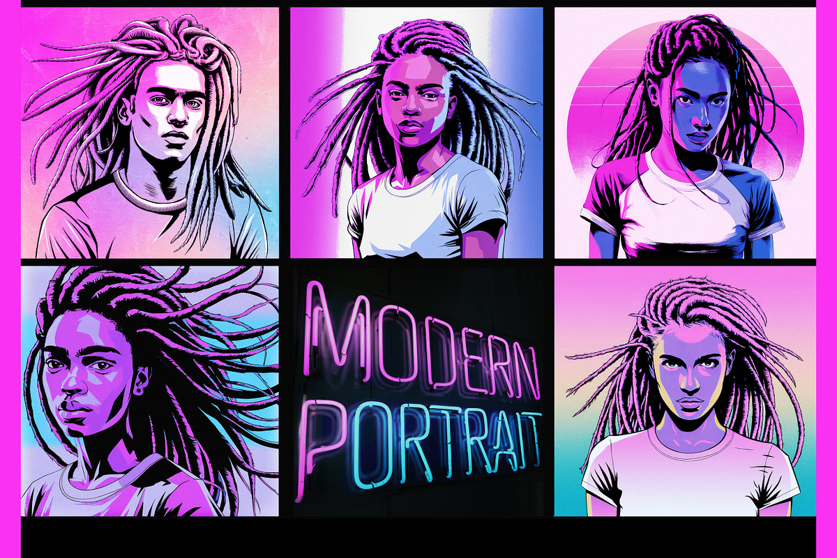Modern portrait art, a Person Illustration by SketchArtStudio (Photo 1 of 6)