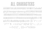 CS Brixton Ascii, a Sans Serif Font by Craft Supply Co. (Thumbnail 8 of 8)