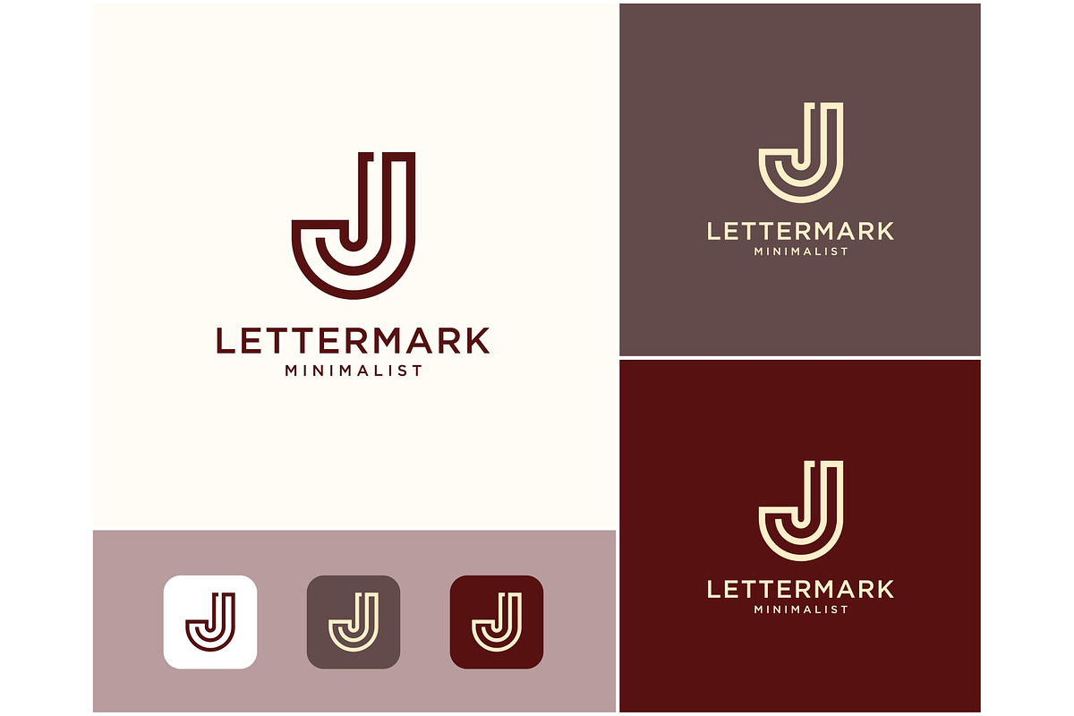 Letter J Line Minimalist Logo, a Branding & Logo Template by ika trisiana (Photo 1 of 2)
