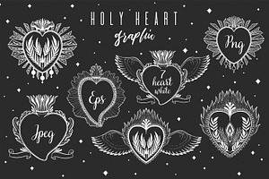 Holy Heart.Graphic Set.Update.