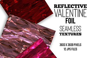 Reflective Valentine Foil Textures