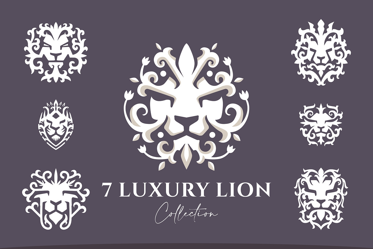 Lion Crest Luxury Collection Logo, a Branding & Logo Template by Metrolinevision (Photo 16 of 16)