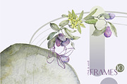 OLIVE - watercolor set, an Object Graphic by Collection by VY (Thumbnail 10 of 14)