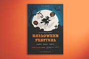 Halloween Festival Flyer, a Flyer Template by KMZVR.Lab (Thumbnail 1 of 3)