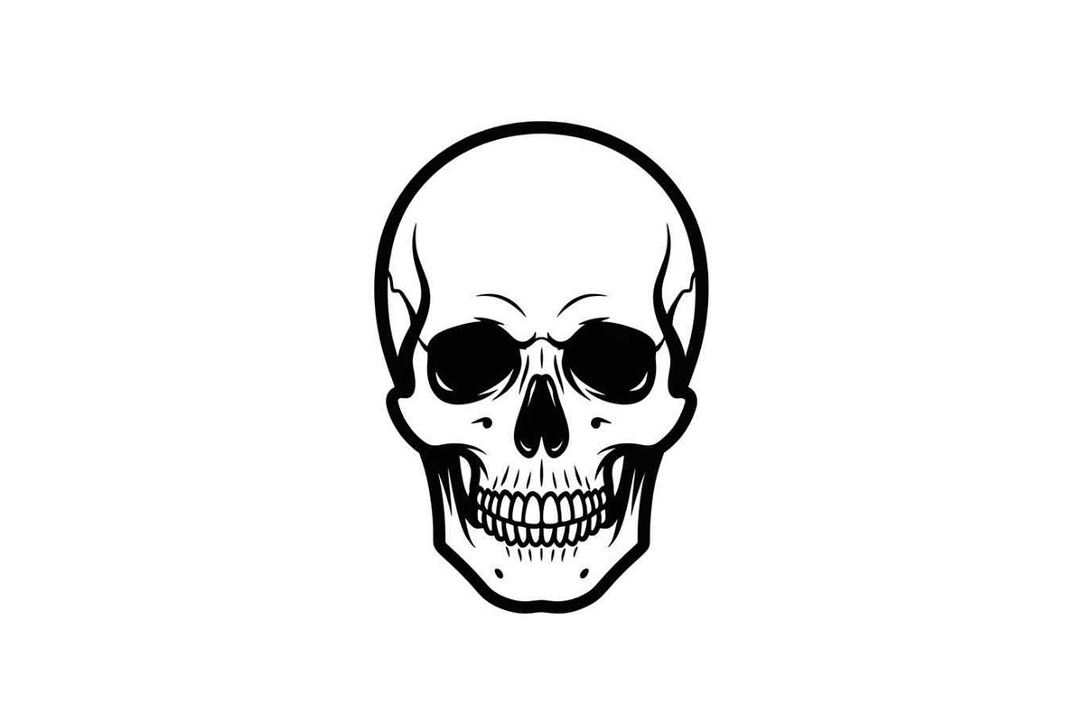 50 Skull Head Silhouette Vector Bund, an Illustration by Creativeshirt (Photo 40 of 51)