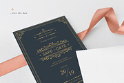 Vintage Wedding Invitation, an Invitation Template by uyo66 (Thumbnail 2 of 7)