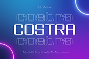 Costra – Y2k Futuristic Font, a Sans Serif Font by Sronstudio (Thumbnail 1 of 11)
