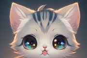 Procreate Cute Chibi Cats Stamps, a Brush Add-On by OneBerryCreations (Thumbnail 2 of 7)