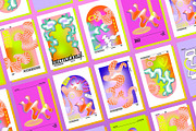 Postmodern Squiggle 2 Vector Clipart, an Object Graphic by angelainthefields (Thumbnail 7 of 14)