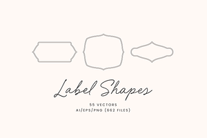 Label Shapes Vectors