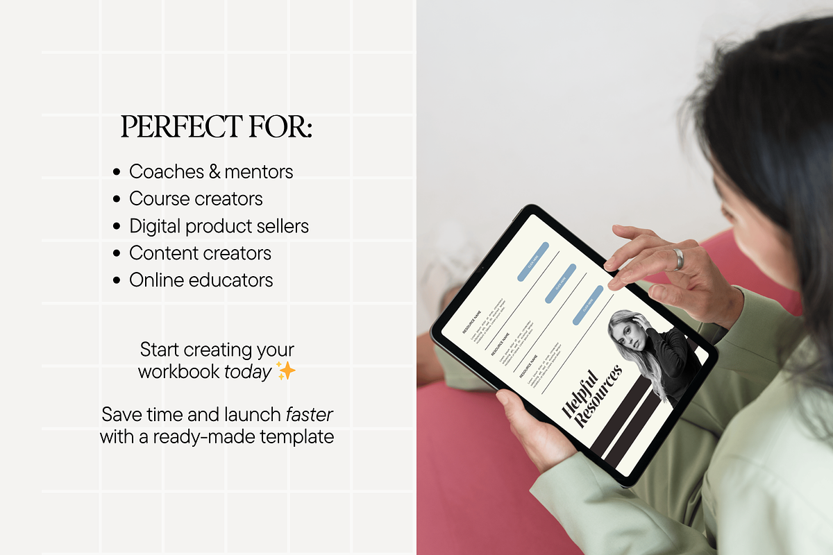 Modern Ebook Workbook Canva Template, a Marketing Template by Anna Design Studio (Photo 11 of 11)