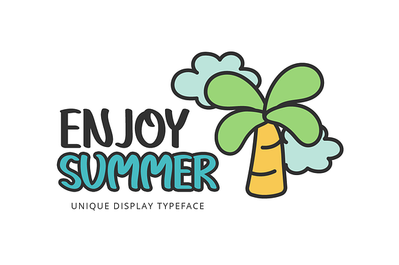 Enjoy Summer Typeface preview 8