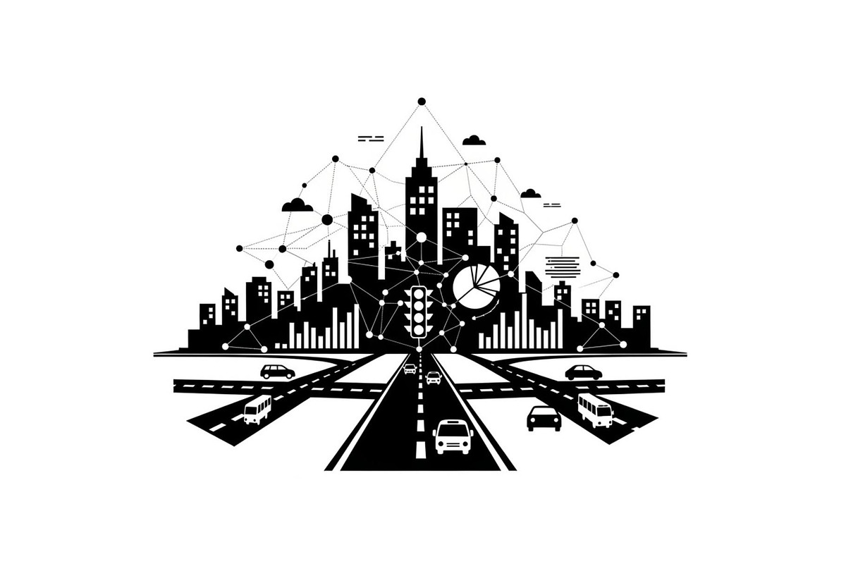 Smart Traffic Control Map Set, a Graphic by musafir_fashion (Photo 7 of 13)