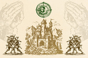 Middle Ages Medieval illustrations, a Decorative Illustration by Nocturnal Wolf (Thumbnail 3 of 17)