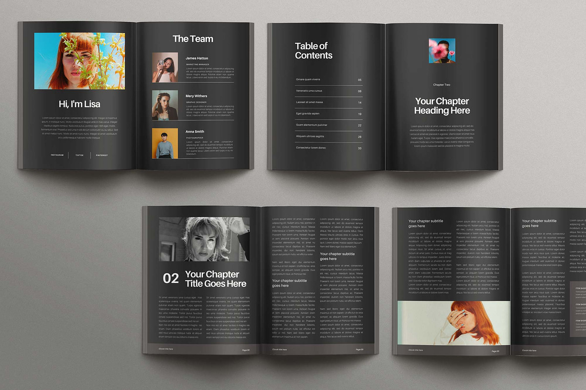 DUSK | Ebook Canva Template, a Magazine Template by Sierra Creative Studio (Photo 4 of 12)