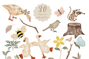 Woodland Walk Nursery Animals Set, an Animal Illustration by Pati Paints (Thumbnail 2 of 5)