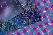Mermaid Glitter Patterns, a Pattern Graphic by Digital Curio (Thumbnail 3 of 3)