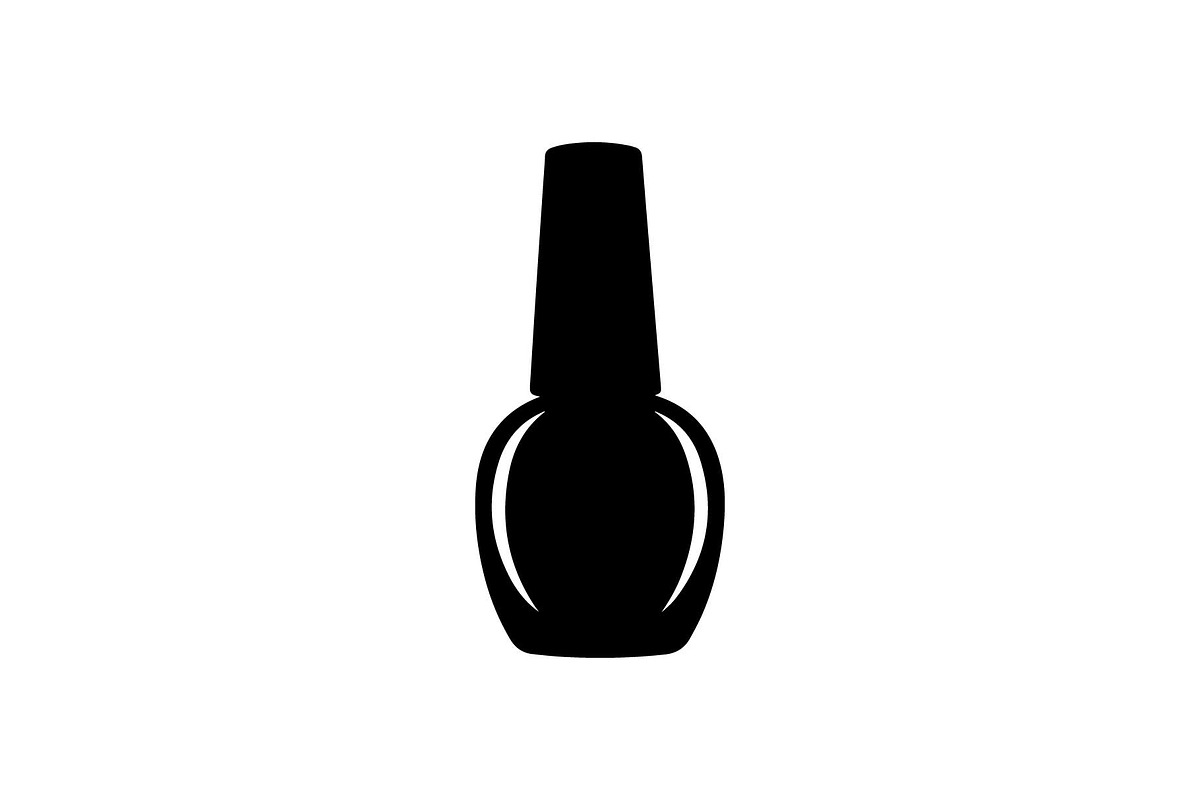 Nail Polish Bottle Silhouette, an Object Graphic by yasushie (Photo 3 of 4)