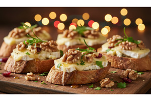Mini brie cheese walnut honey, a Holiday Photo by Igor Tichonow