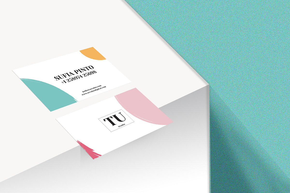 TU Business Card Template, a Business Card Template by ORCOLOR (Photo 6 of 6)