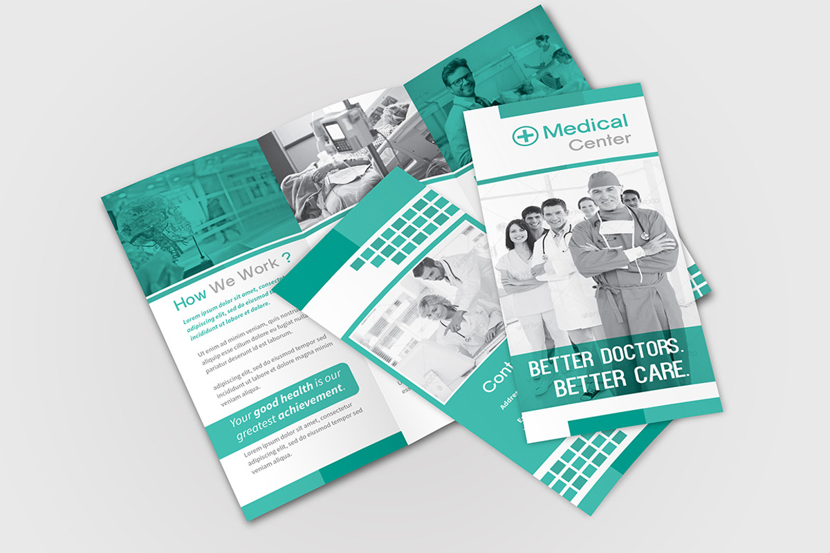 Medical Trifold Brochure, a Brochure Template by Creative  designer (Photo 3 of 7)
