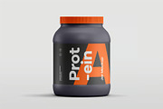 Protein Jar Mockup, a Packaging Mockup by zippypixelstudio (Thumbnail 14 of 15)