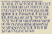 MARITIME EMPIRES - ELEGANT SERIF, a Serif Font by 177Studio (Thumbnail 8 of 8)