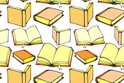 Books seamless pattern, a Pattern Graphic by IreneArt illustrations (Thumbnail 3 of 9)