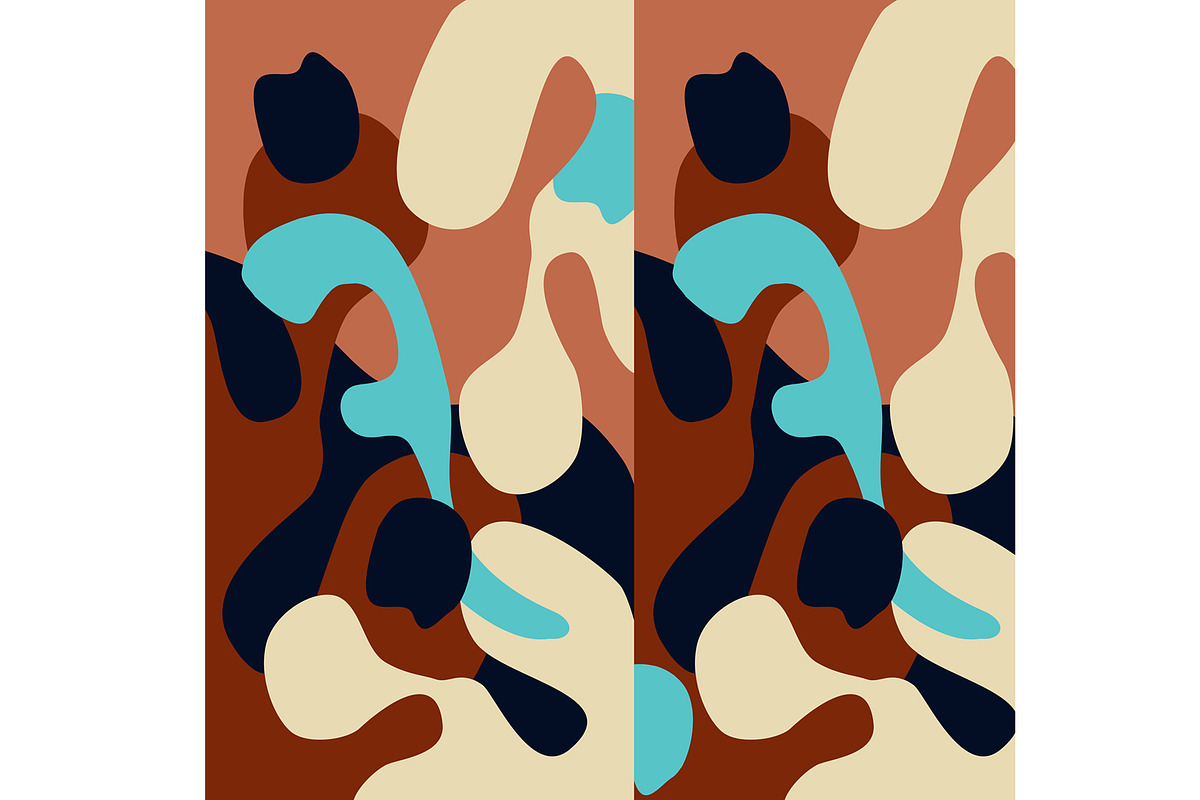 Coffee and Cream Abstract Modern Art, a Decorative Illustration by Sharon Schwalbe (Photo 5 of 6)
