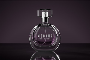 Perfume Bottle Mockup, a Cups & Container Mockup by Artnivora.Std