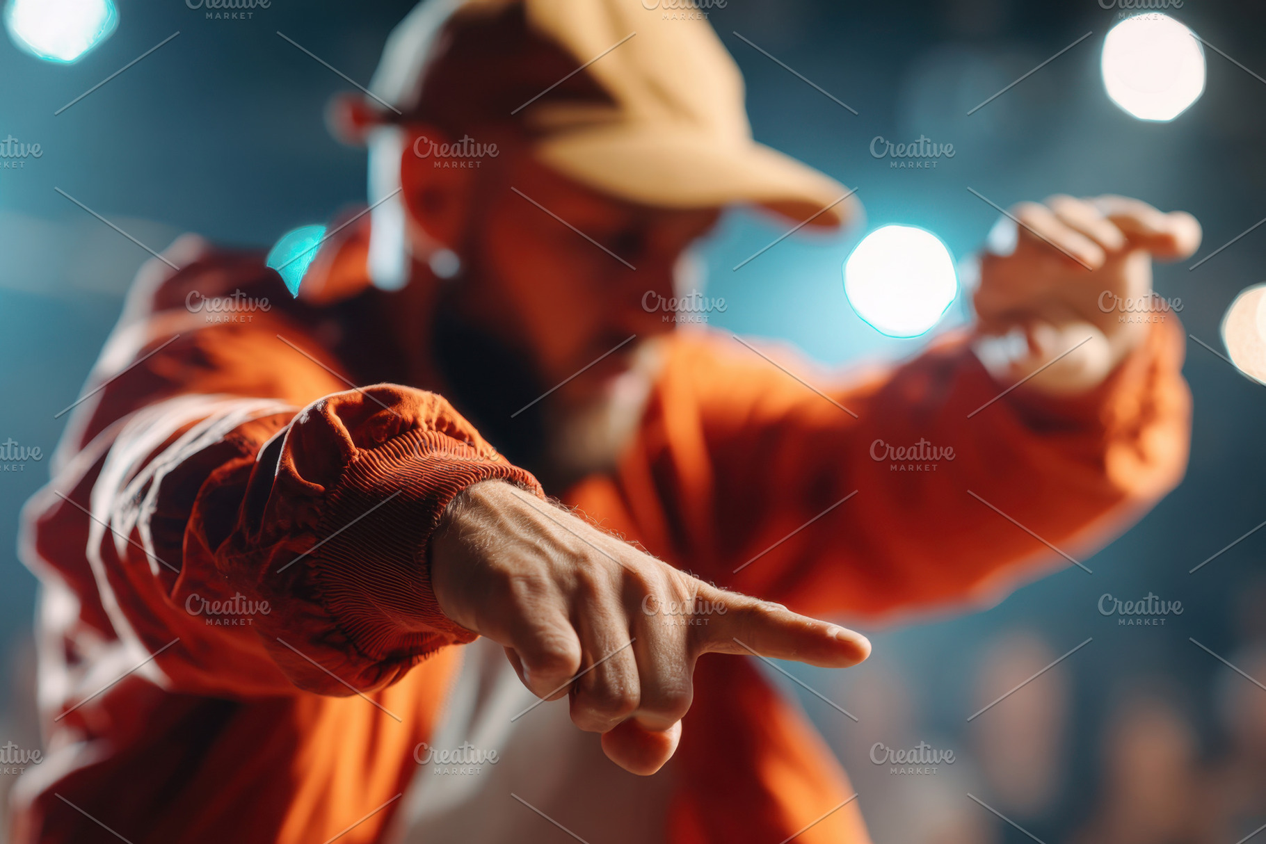 Confident dancer performing on a competition, a Sports & Recreation Photo by AlyaAnd