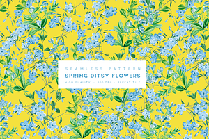 Spring Ditsy Flowers