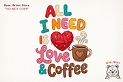 Valentine Crochet Coffee Sublimation, an Illustration by GlitterCraft (Thumbnail 4 of 41)