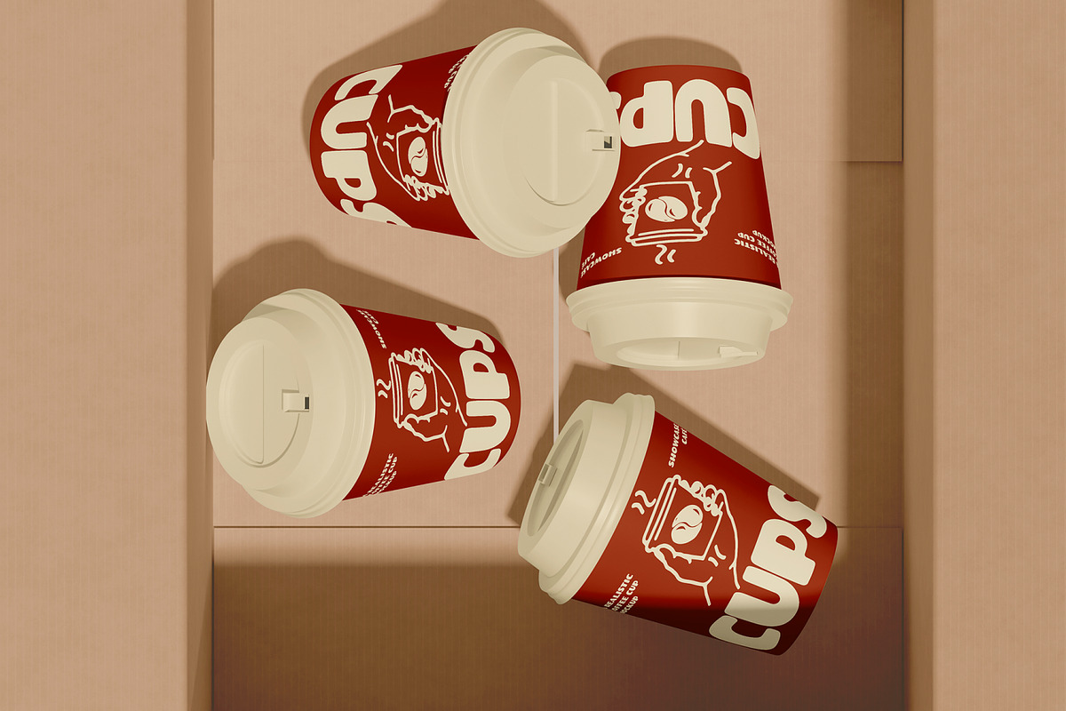 Coffee Cup Mockup, a Cups & Container Mockup by Unerispace (Photo 4 of 5)