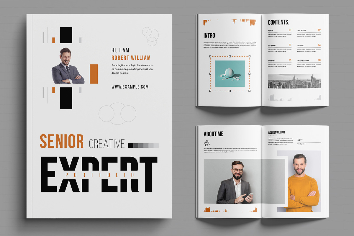 Portfolio Layout Template, a Magazine Template by MightyDesign (Photo 1 of 6)