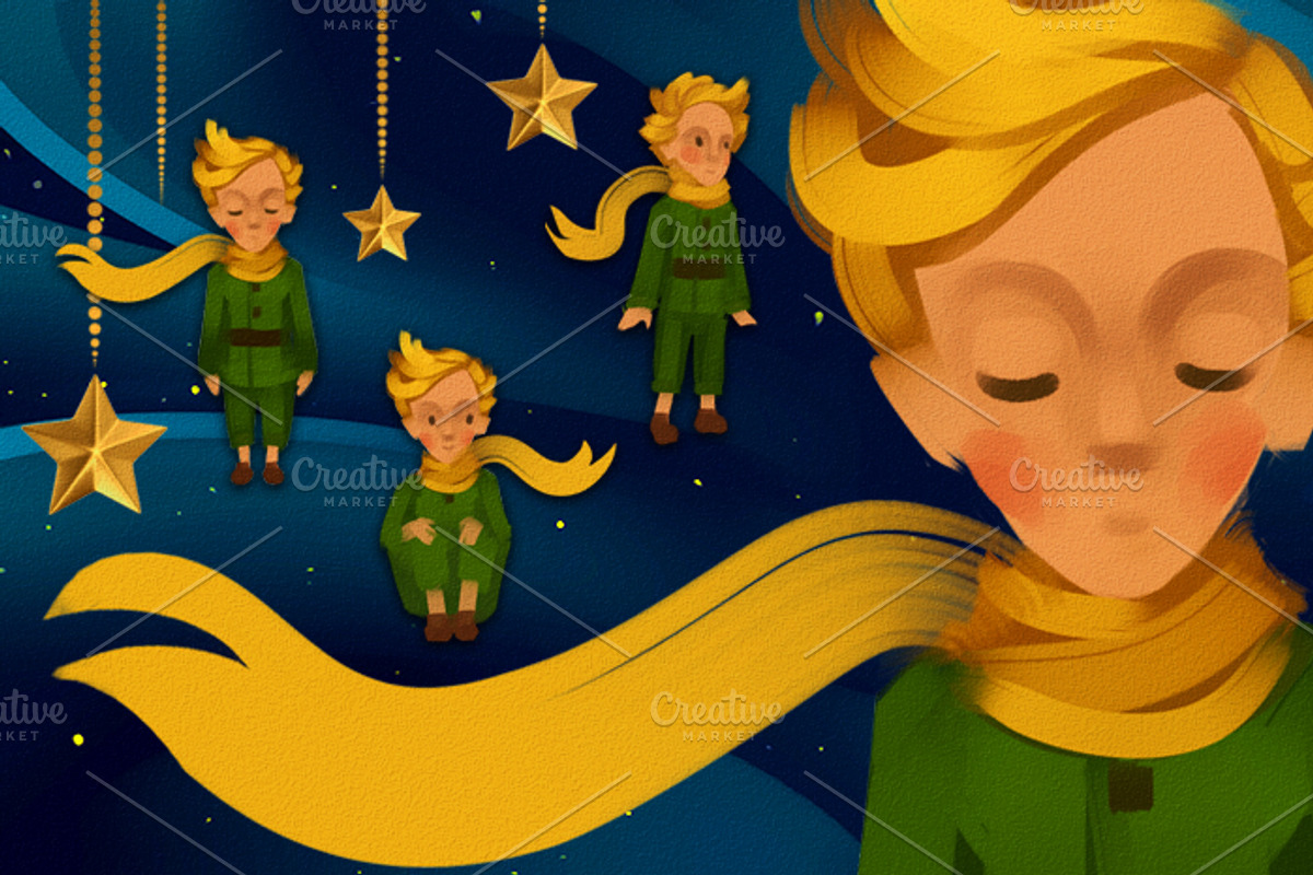 The Little Prince Set, an Animal Illustration by Ira Cvetnaya (Photo 2 of 7)