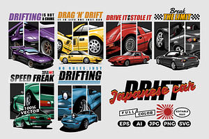 Japanese Drift Car Collection