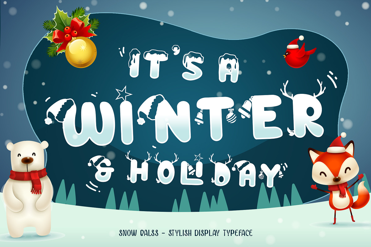 Snow Bells, a Symbol Font by Burntilldead (Photo 2 of 11)